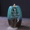 Oval Barrel Ceramic Waterfall Backflow Incense Burner