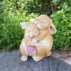 Cute Rabbit Garden Ornament Resin Craft Garden Decoration
