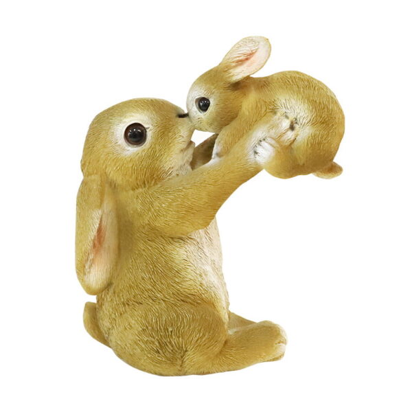 Parent-child Rabbit Decoration Resin Garden Courtyard Ornament
