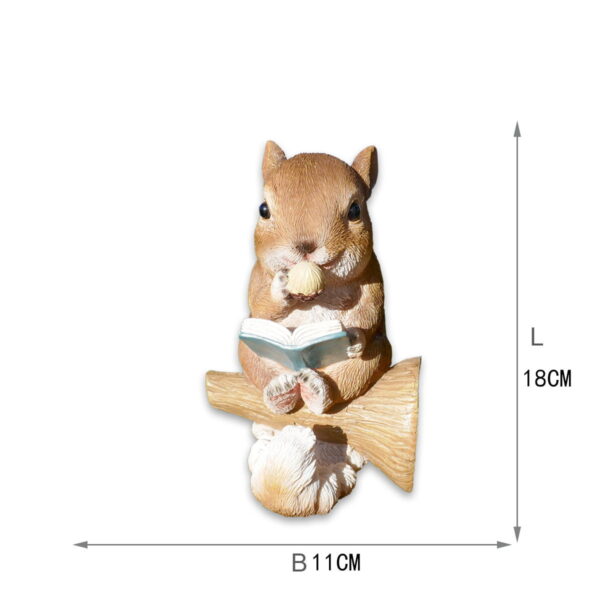 O1CN014dSJGp1GdumuRKxou_!!2216215810646-0-cib Squirrel Luminous Ornament Solar Light Resin Garden Simulated Animal Statue