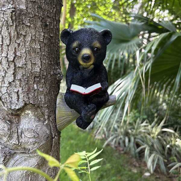 O1CN014f8uO31Gduik46MDS_!!2216215810646-0-cib Simulated Black Bear Garden Resin Decoration