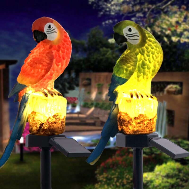 Parrot Solar Lamp Outdoor Garden LED Light