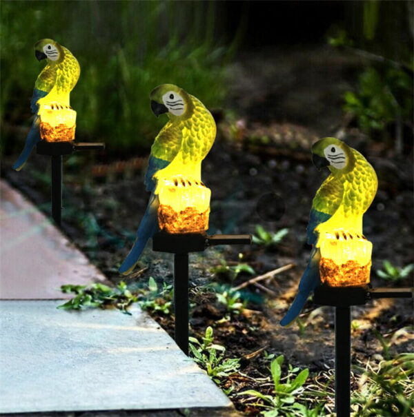 Parrot Solar Lamp Outdoor Garden LED Light