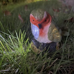 Frog Bird Garden Solar Lamp