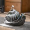 Snail Ceramic Backflow Incense Burner