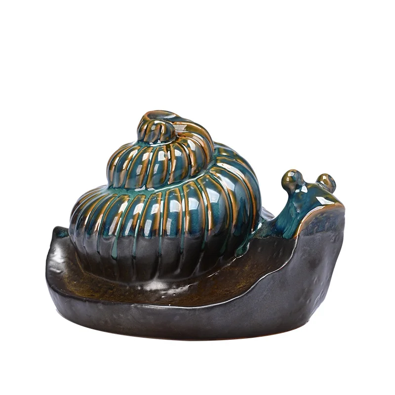 Snail Ceramic Backflow Incense Burner