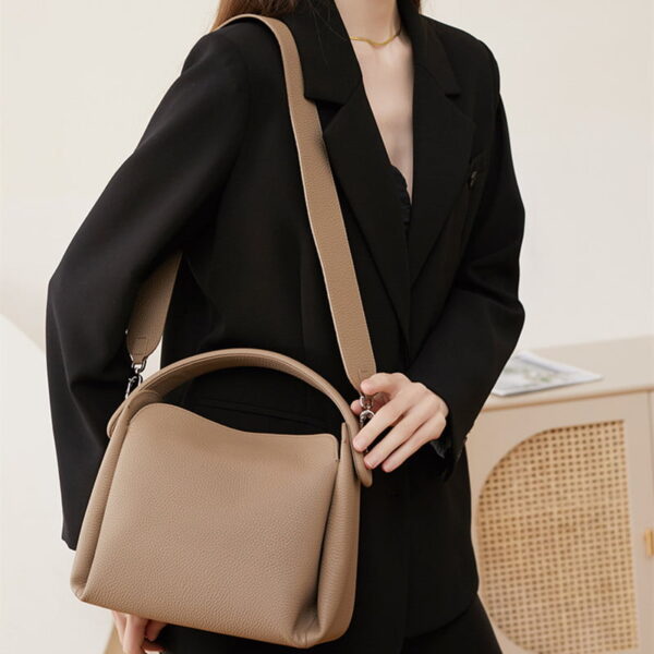 First Layer Cowhide Handbag Shoulder Crossbody Bag