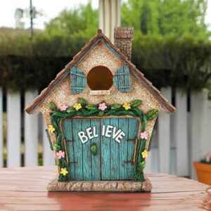 Flower House Garden Courtyard Resin Ornament