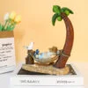 Coconut Tree Vacation Resin Garden Ornament  Craft Decoration - Image 3