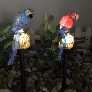 Solar LED Parrot Lamp Ground-inserted Light