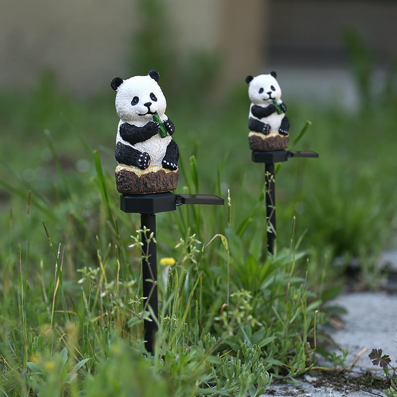 Cute Panda Waterproof Lawn Solar Light
