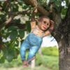 Monkey Swing Garden Ornament Resin Craft Decoration Monkey Swing Garden Ornament Resin Craft Decoration
