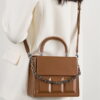 Genuine Cowhide Square Handbag Crossbody Bag