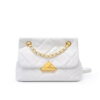 Genuine First-layer Cowhide Rhombus Chain Handbag Crossbody Bag