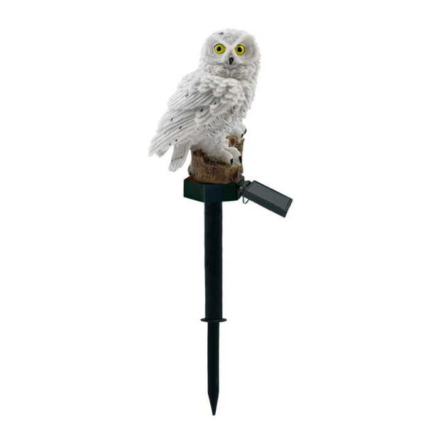 Cute Owl Solar Lamp Waterproof LED Garden Lawn Light