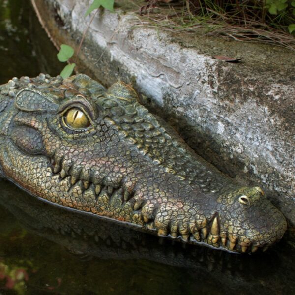 O1CN01Y7EG8w2EukG3cQGNY_!!2745408805-0-cib Simulated Crocodile Pool Pond Floating Resin Ornament