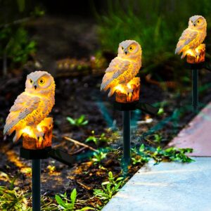 Cute Owl Solar Lamp Waterproof LED Garden Lawn Light Cute Owl Solar Lamp Waterproof LED Garden Lawn Light