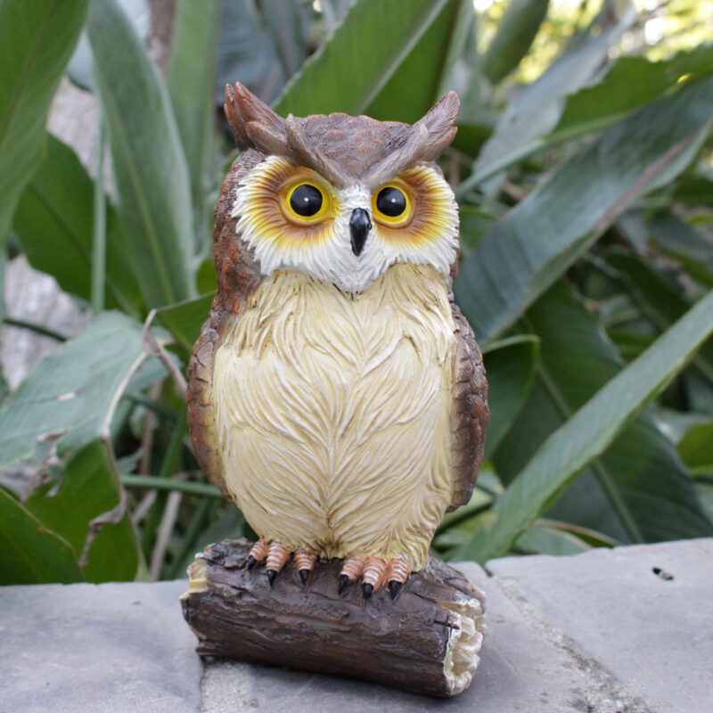 Owl garden decor