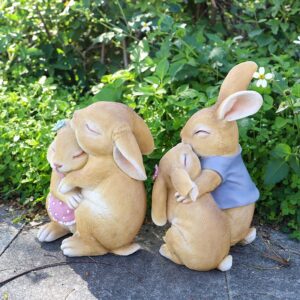 Cute Rabbit Garden Ornament Resin Craft Garden Decoration
