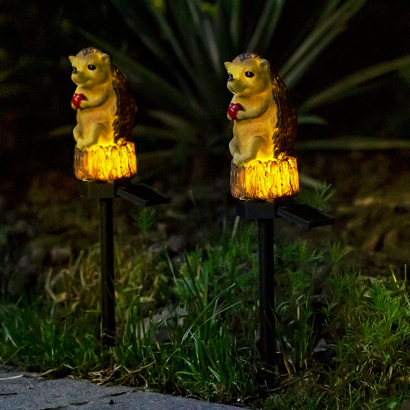 Solar Hedgehog Light Garden Waterproof Lawn Lamp