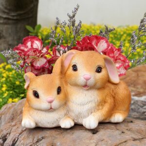 Cartoon Bunny Flowerpot Garden Ornament Resin Succulent Flowerpot Cartoon Bunny Flowerpot Garden Ornament Resin Succulent Flowerpot