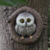 Simulated Owl Tree Resin Ornament Decoration