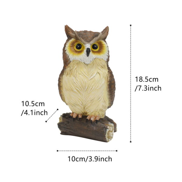 O1CN01e8rpk12EukH5bRq70_!!2745408805-0-cib Owl Simulation Garden Courtyard Decoration Resin Ornament