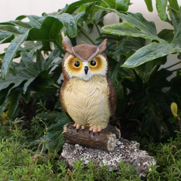 O1CN01ecMPML2EukH3MOQjG_!!2745408805-0-cib Owl Simulation Garden Courtyard Decoration Resin Ornament