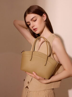 Genuine First Layer Cowhide Handbag Large Capacity Shoulder Bag