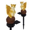 Cute Squirrel LED Solar Light Lawn Landscape Lamp