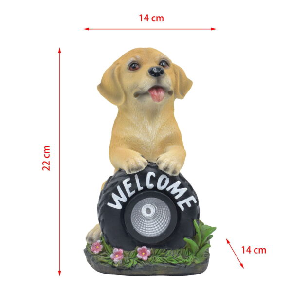 O1CN01hkHwVp2LwlB5OAT2A_!!2209052619757-0-cib Puppy Solar Light Decoration Courtyard Garden Dog Resin Ornament