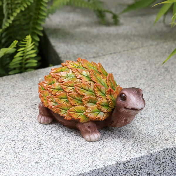 Cute Animal Leaves Garden Resin Ornament