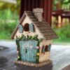 Flower House Garden Courtyard Resin Ornament - Image 3