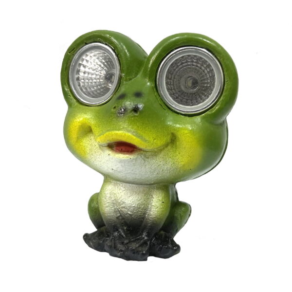 Frog Garden Solar Lamp