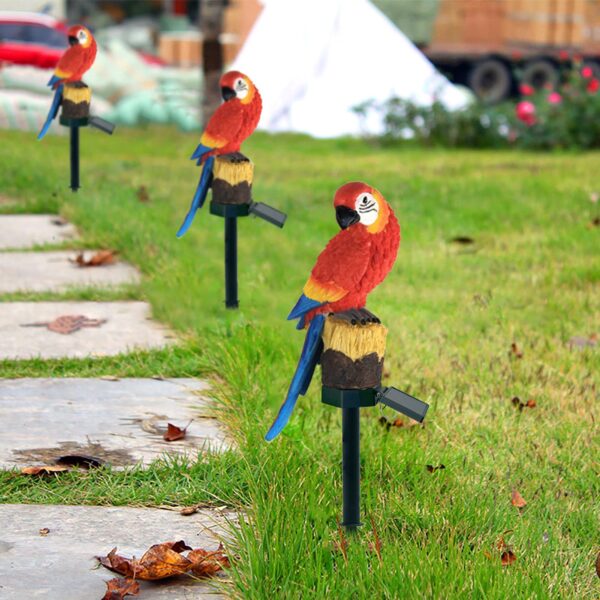 Parrot Solar Lamp Outdoor Garden LED Light