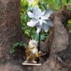 Owl Resin Ornament Garden Windmill Decoration