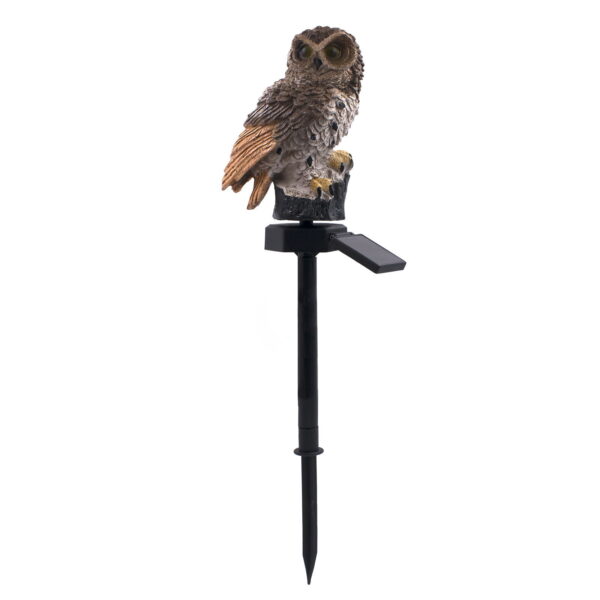 Cute Owl Solar Lamp Waterproof LED Garden Lawn Light