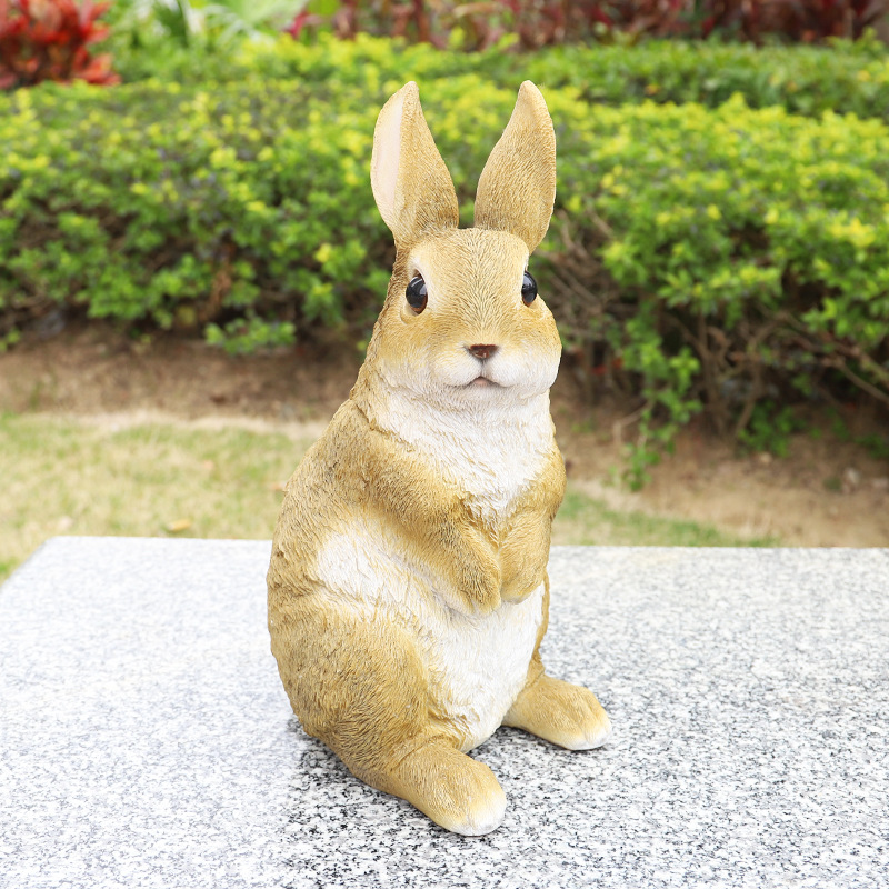 Cute Rabbit Decoration Garden Outdoor Resin Ornament