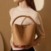 Genuine Leather Handbag Crossbody Bag Bucket Bag