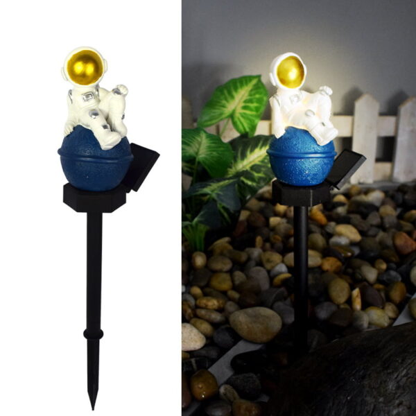 Astronaut Space Waterproof Solar Light Garden Lawn Decorative Lamp