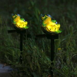 Frog Leaf Solar Light Waterproof Lawn Light