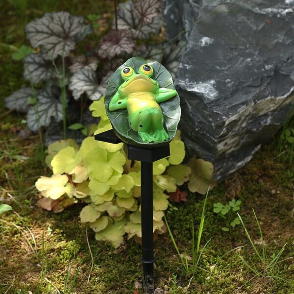 Frog Leaf Solar Light Waterproof Lawn Light