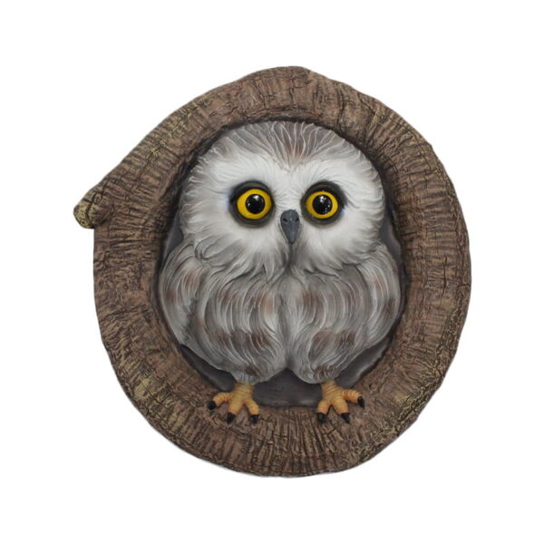 Simulated Owl Tree Resin Ornament Decoration