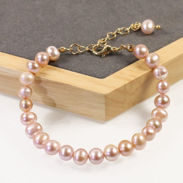 Natural Freshwater Baroque Pearl Bracelet Natural Freshwater Baroque Pearl Bracelet