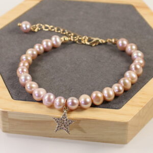 Natural Freshwater Baroque Pearl Bracelet