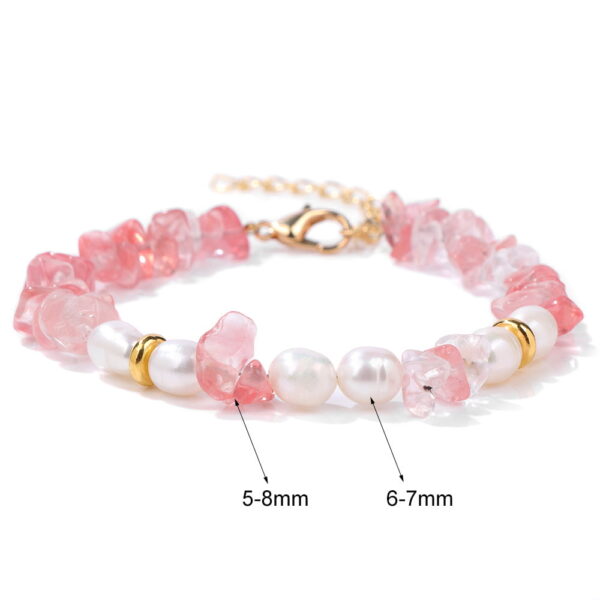 Natural Freshwater Pearl Bracelet Natural Crystal Bracelet