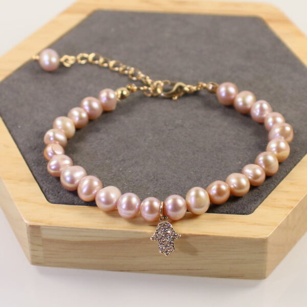 Natural Freshwater Baroque Pearl Bracelet Natural Freshwater Baroque Pearl Bracelet
