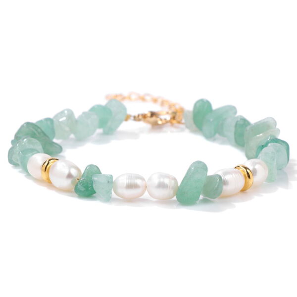 Natural Freshwater Pearl Bracelet Natural Crystal Bracelet