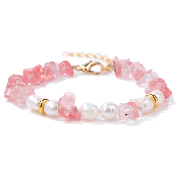 Natural Freshwater Pearl Bracelet Natural Crystal Bracelet