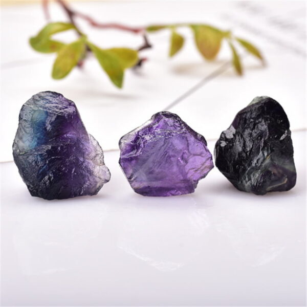 Natural Colored Fluorite Rough Stone Colorful Fluorite Crystal Mineral Crystal